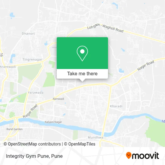 Integrity Gym Pune map