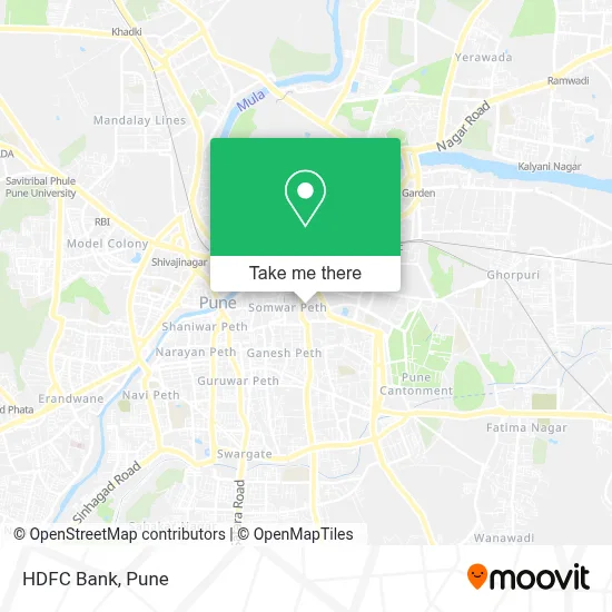 HDFC Bank map