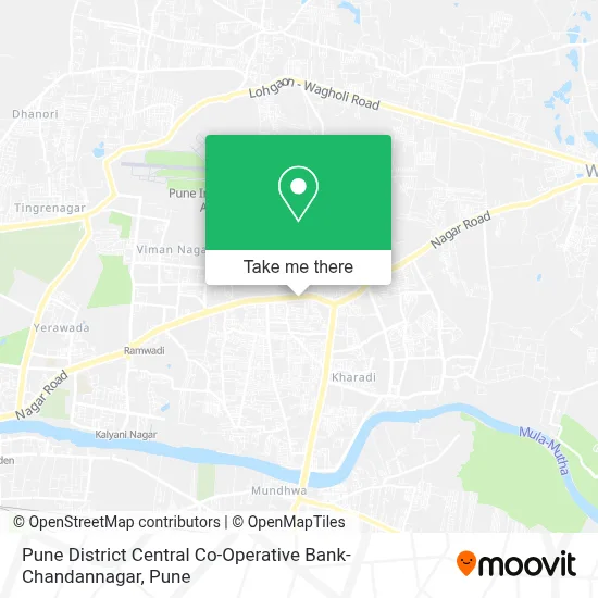 Pune District Central Co-Operative Bank-Chandannagar map