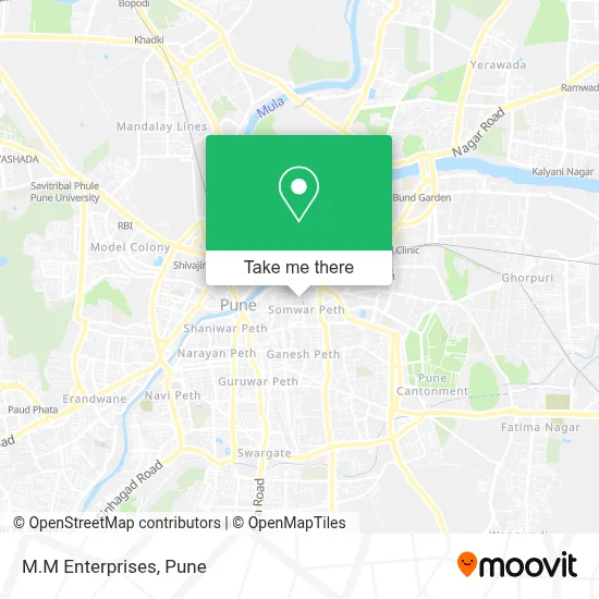 M.M Enterprises map