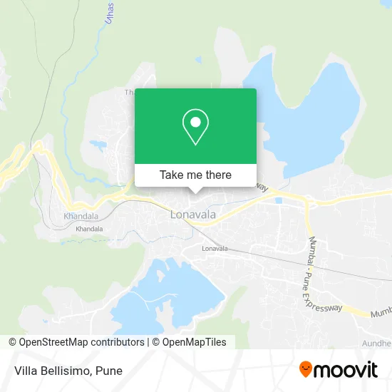 Villa Bellisimo map