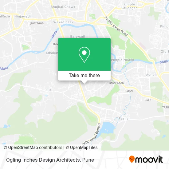 Ogling Inches Design Architects map