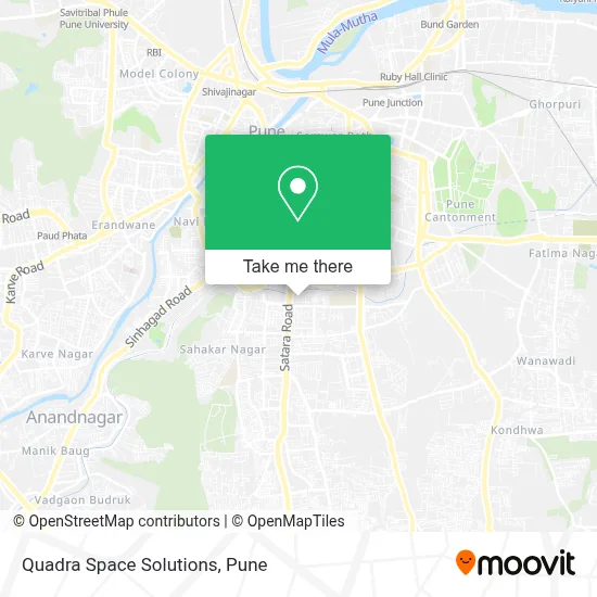 Quadra Space Solutions map