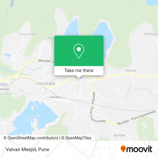 Valvan Masjid map