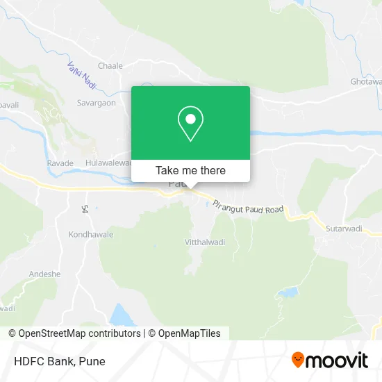HDFC Bank map