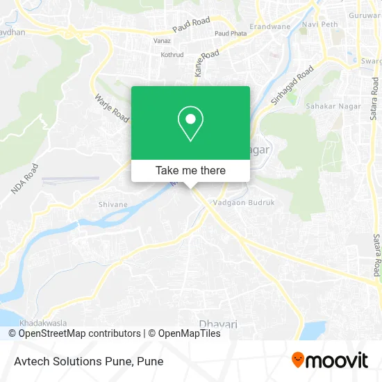 Avtech Solutions Pune map