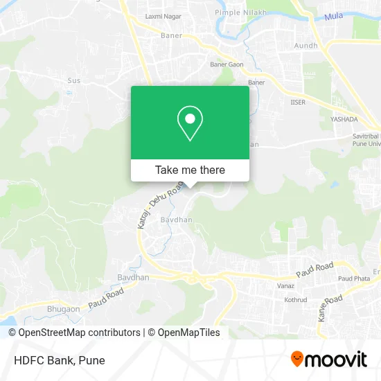 HDFC Bank map
