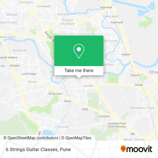 6 Strings Guitar Classes map