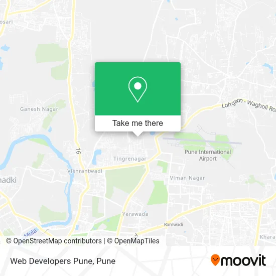 Web Developers Pune map