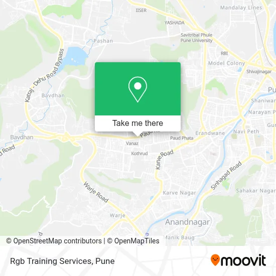 Rgb Training Services map