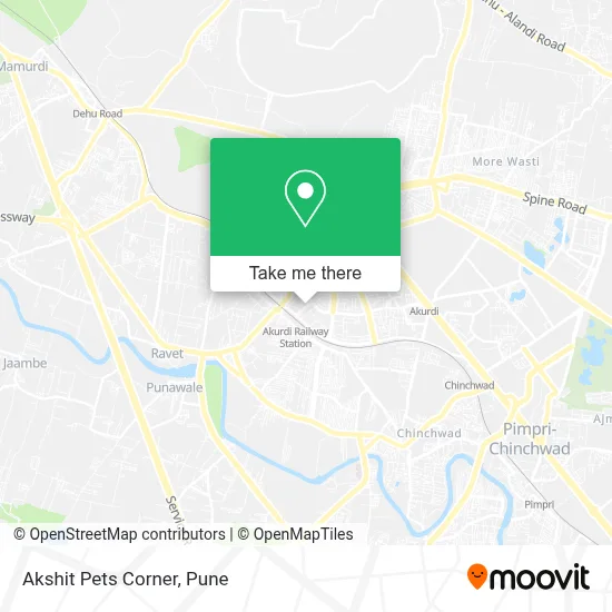 Akshit Pets Corner map