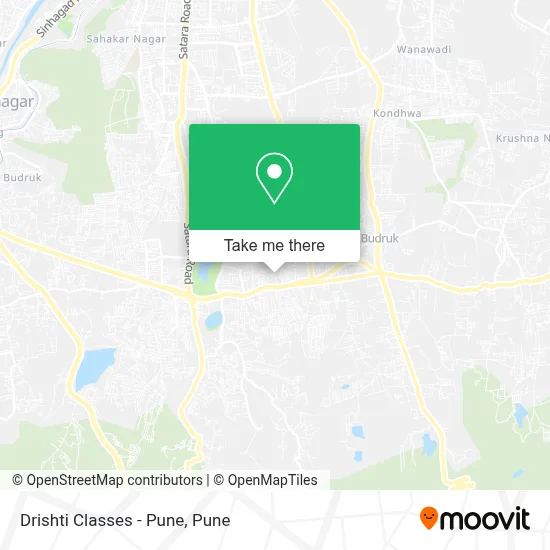 Drishti Classes - Pune map