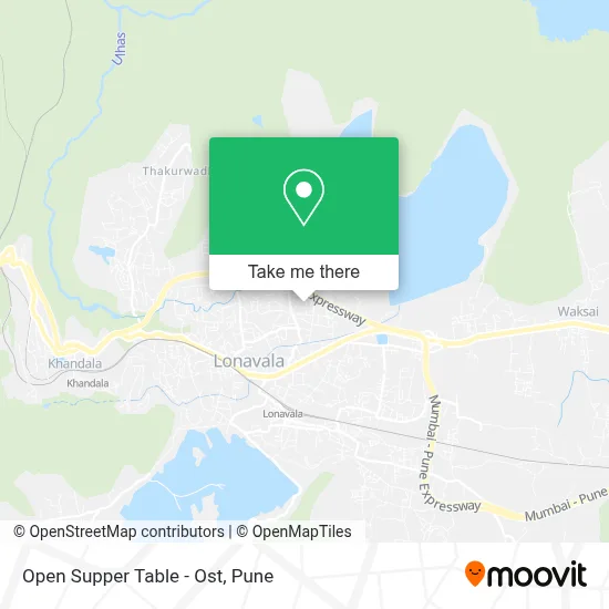 Open Supper Table - Ost map