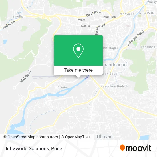 Infraworld Solutions map