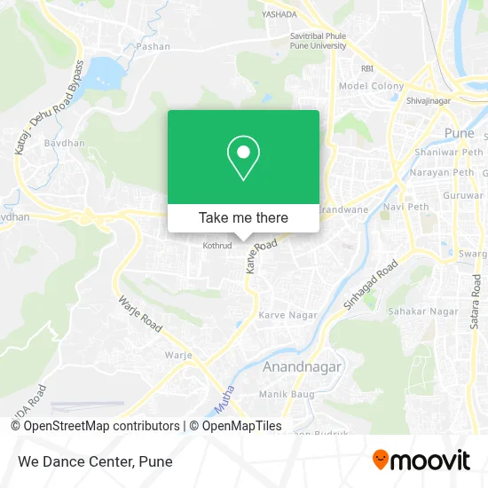 We Dance Center map