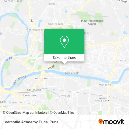 Versatile Academy Pune map