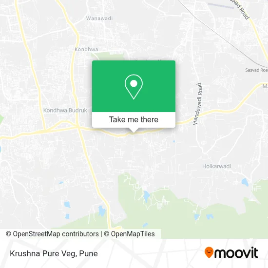 Krushna Pure Veg map