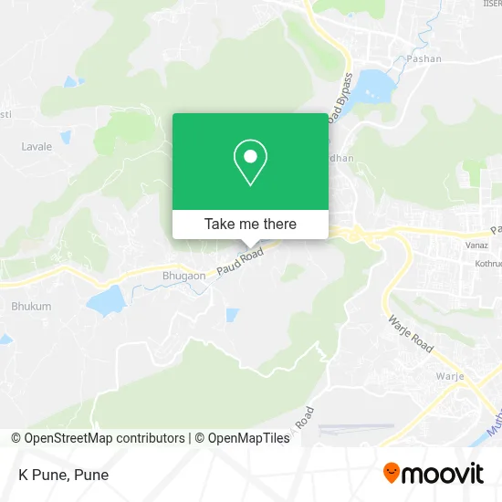 K Pune map