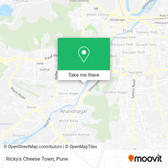 Ricky's Cheese Town map