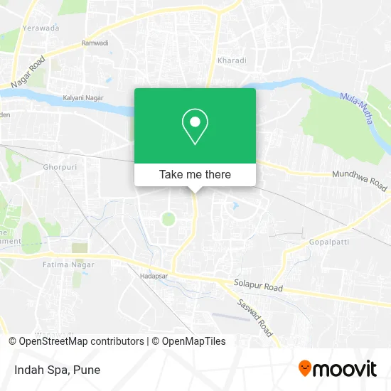 Indah Spa map