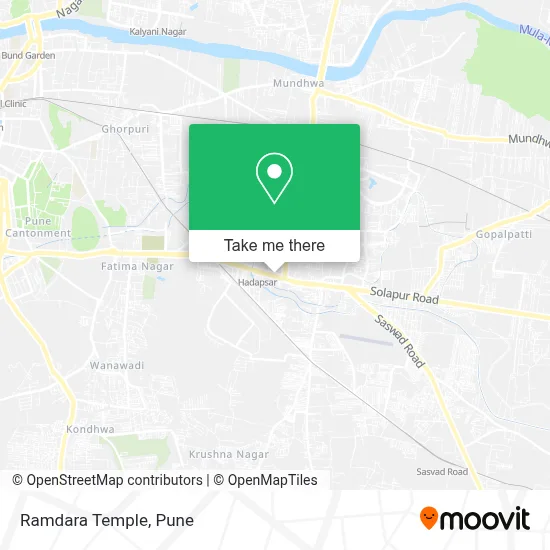 Ramdara Mandir map