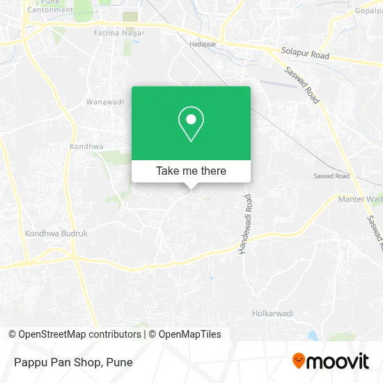 Pappu Pan Shop map