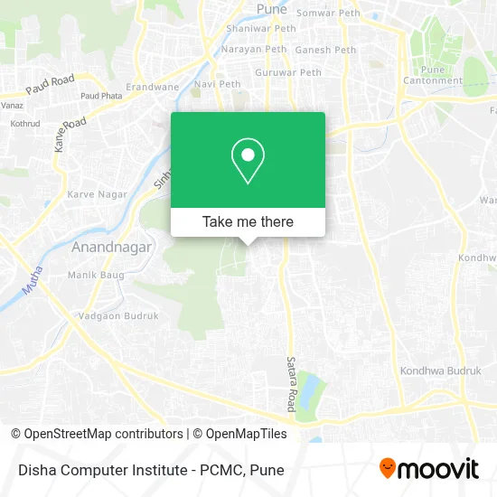 Disha Computer Institute - PCMC map