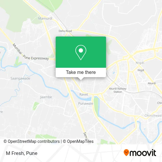 M Fresh map