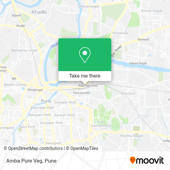 Amba Pure Veg map