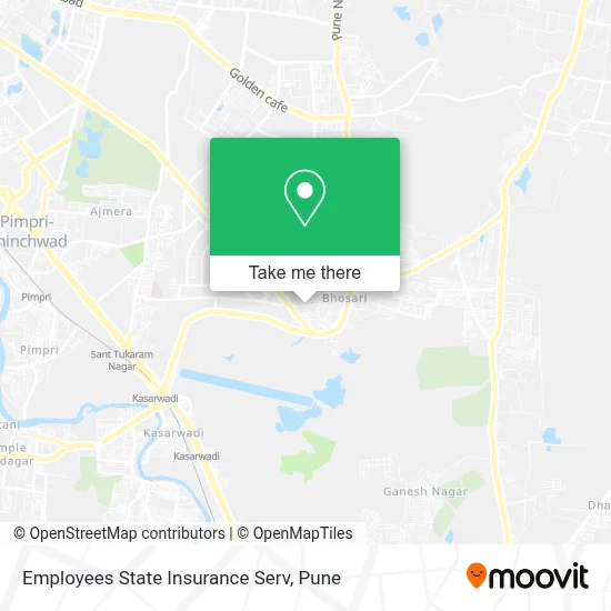 Employees State Insurance Serv map