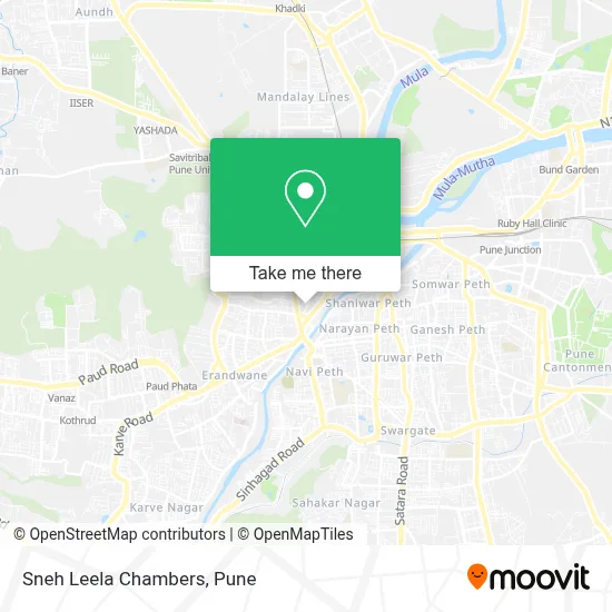 Sneh Leela Chambers map