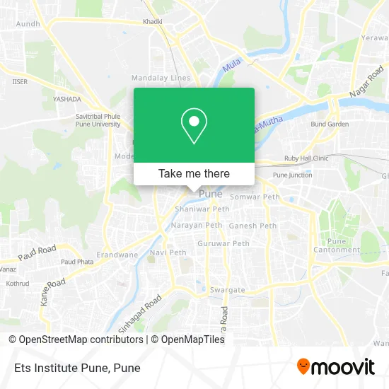 Ets Institute Pune map