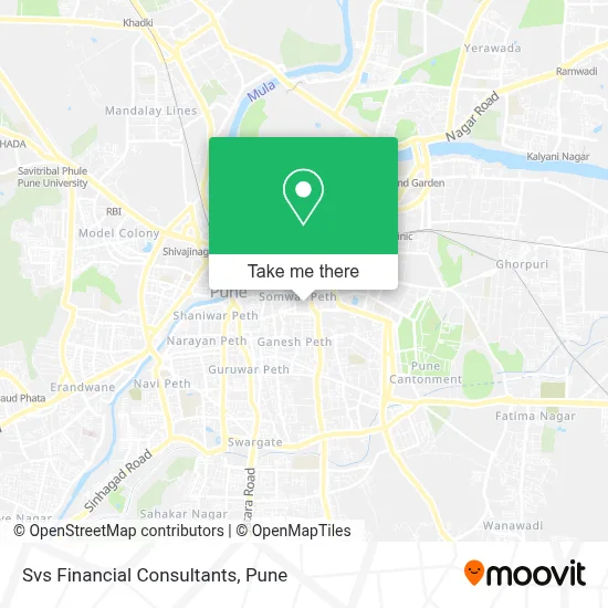 Svs Financial Consultants map