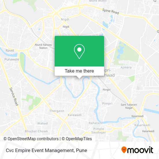Cvc Empire Event Management map