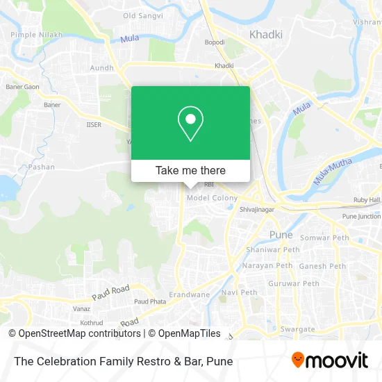 The Celebration Family Restro & Bar map