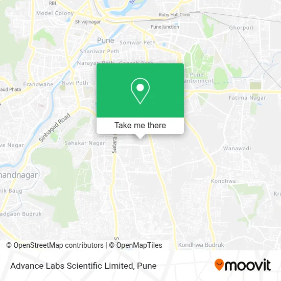 Advance Labs Scientific Limited map