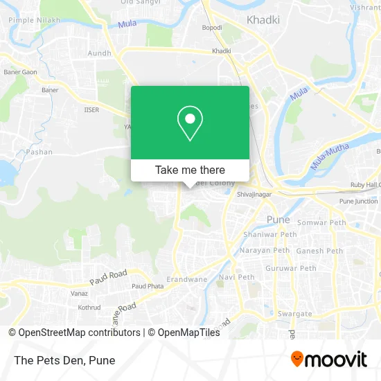 The Pets Den map