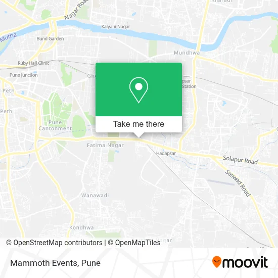 Mammoth Events map