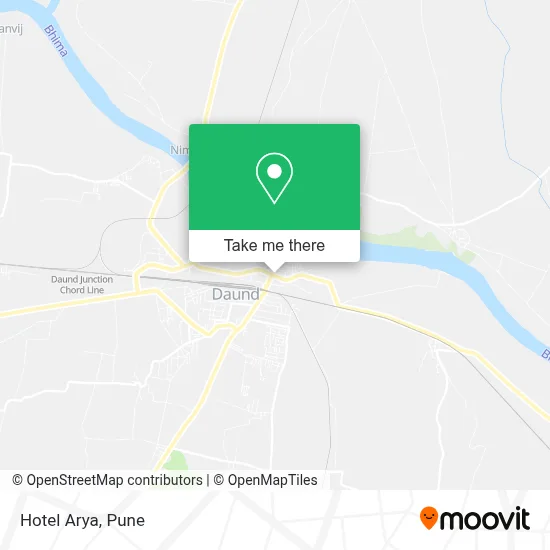 Hotel Arya map