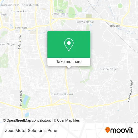 Zeus Motor Solutions map