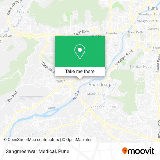 Sangmeshwar Medical map