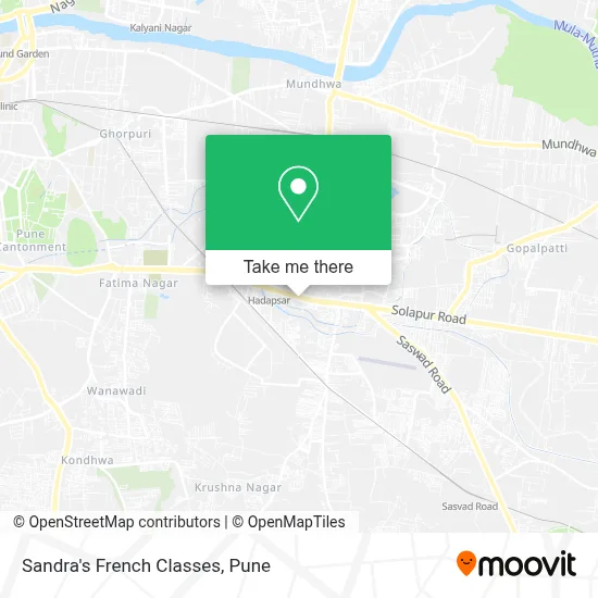 Sandra's French Classes map