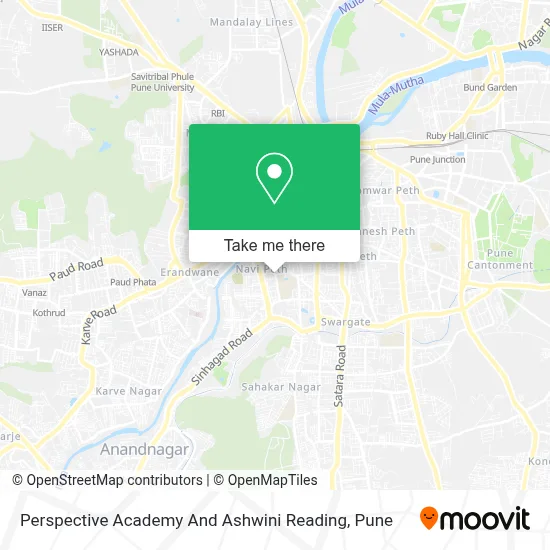 Perspective Academy And Ashwini Reading map