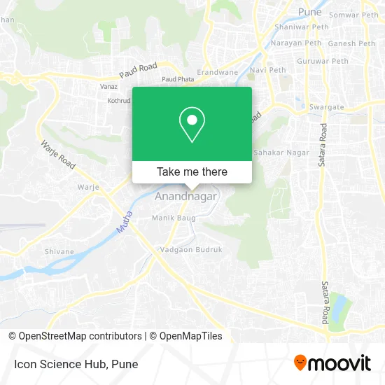 Icon Science Hub map