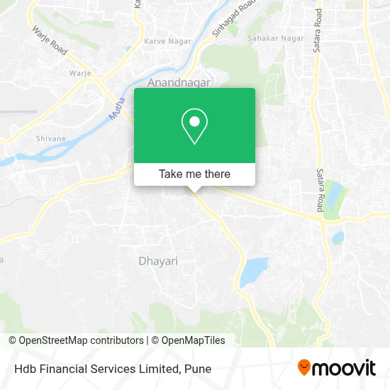 Hdb Financial Services Limited map
