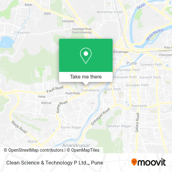 Clean Science & Technology P Ltd., map