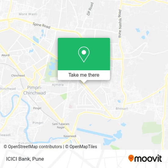 ICICI Bank map