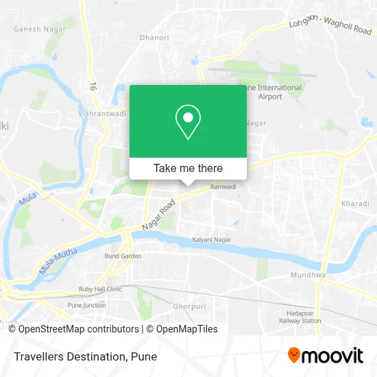 Travellers Destination map