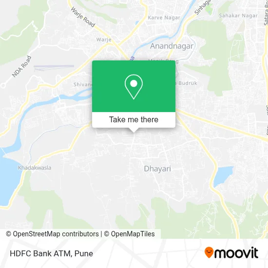HDFC Bank Atm map