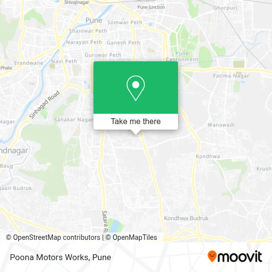 Poona Motors Works map
